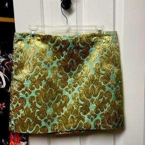 J crew mini skirt perfect for holidays